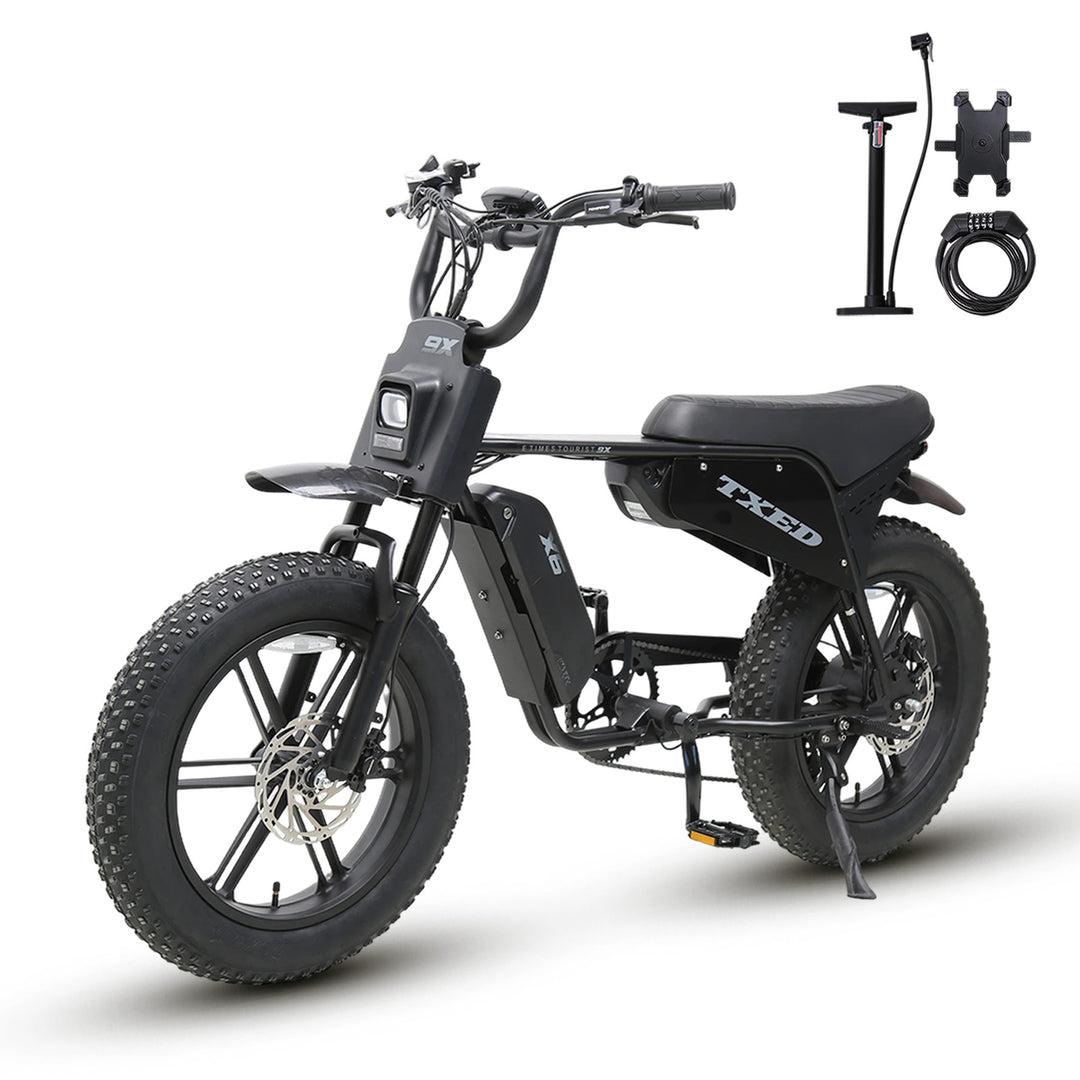 Txed 9X 1500W Moped-style All Terrain Electric Bike