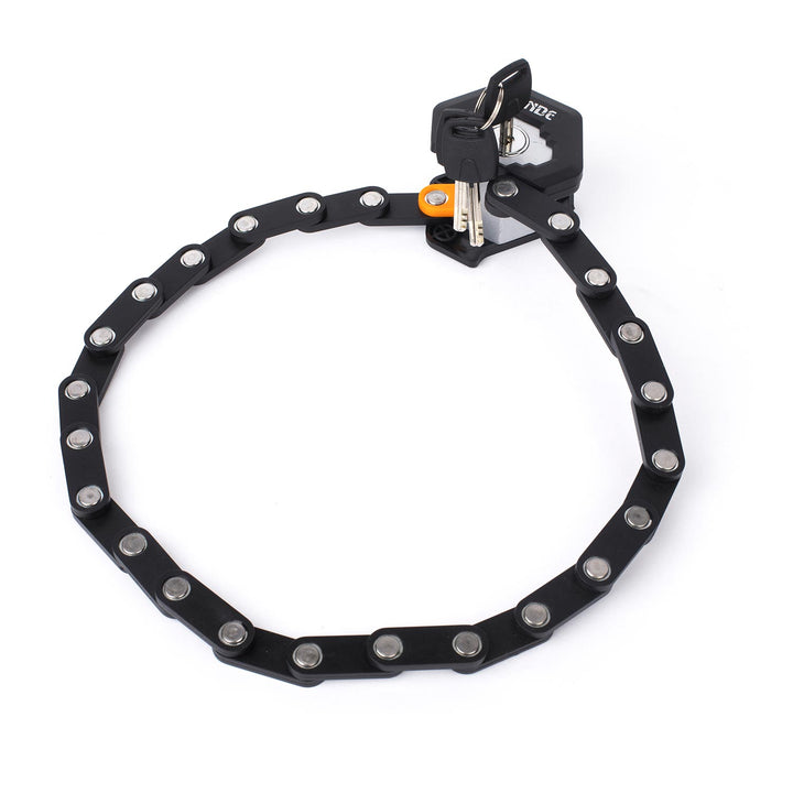 Portable folding anti-theft lock