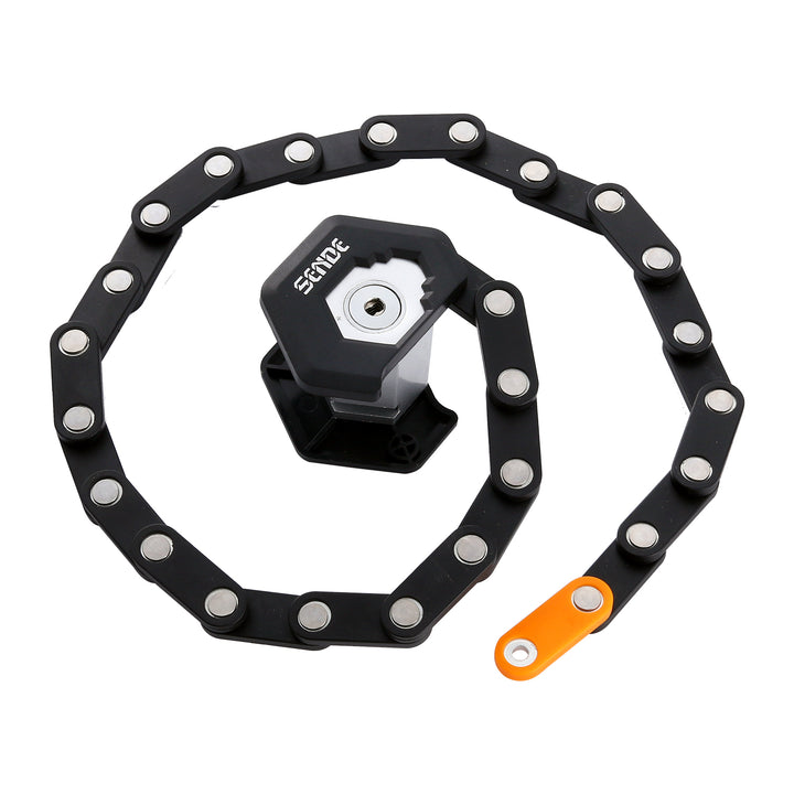 Portable folding anti-theft lock