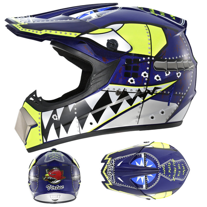 DOT Off-Road Helmet shark