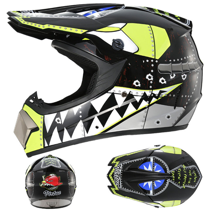 DOT Off-Road Helmet shark